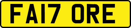 FA17ORE