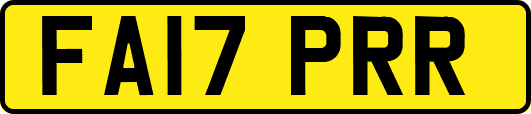 FA17PRR