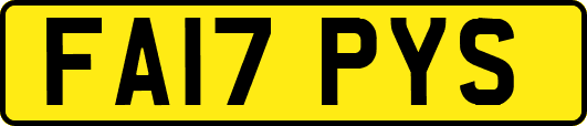 FA17PYS