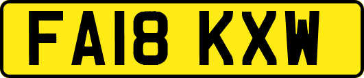 FA18KXW