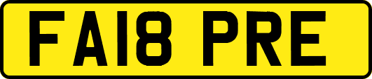 FA18PRE