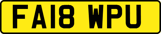 FA18WPU