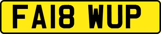 FA18WUP