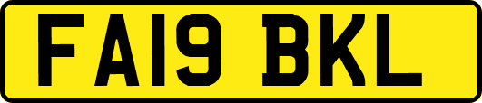 FA19BKL