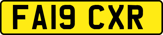 FA19CXR