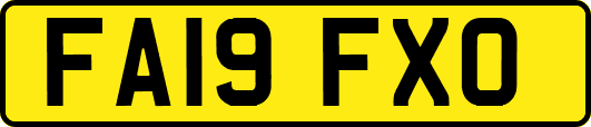 FA19FXO