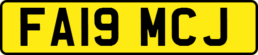 FA19MCJ