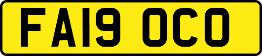 FA19OCO