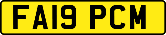 FA19PCM