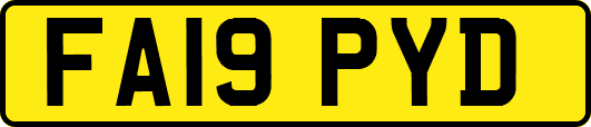 FA19PYD