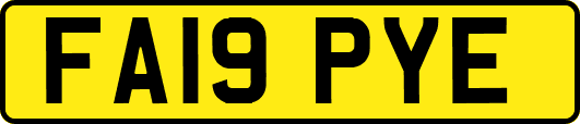 FA19PYE