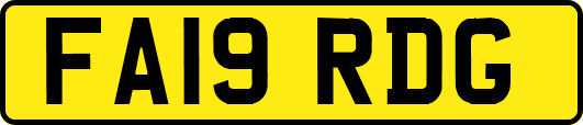 FA19RDG