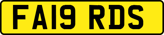 FA19RDS