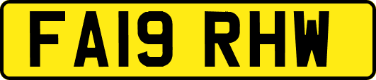 FA19RHW