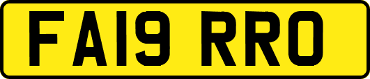 FA19RRO