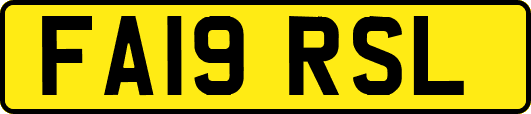 FA19RSL