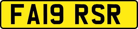 FA19RSR