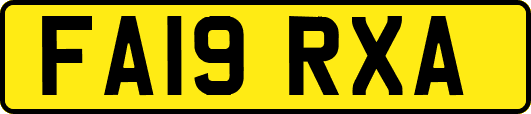 FA19RXA