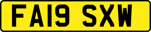 FA19SXW