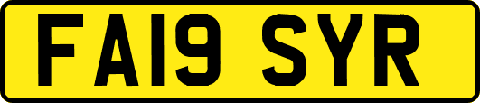 FA19SYR