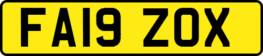 FA19ZOX