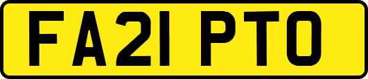 FA21PTO