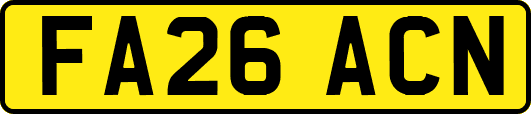 FA26ACN