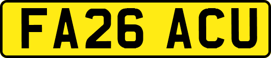 FA26ACU