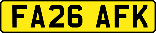 FA26AFK