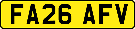 FA26AFV