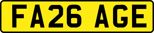 FA26AGE