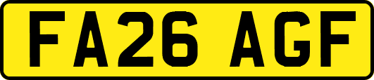 FA26AGF