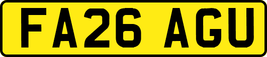 FA26AGU