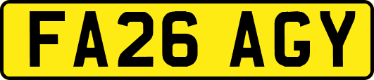FA26AGY