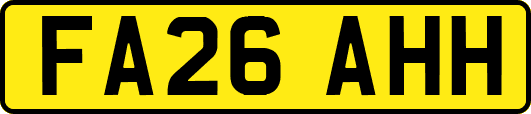 FA26AHH