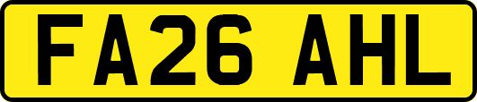 FA26AHL