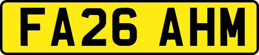 FA26AHM