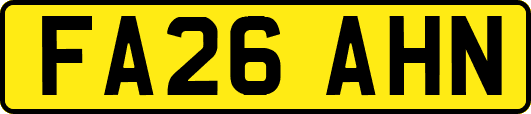 FA26AHN