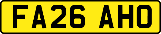 FA26AHO