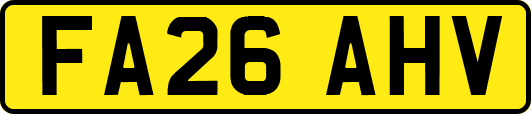 FA26AHV