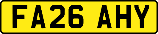 FA26AHY