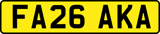 FA26AKA