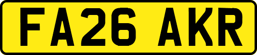 FA26AKR