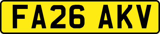 FA26AKV