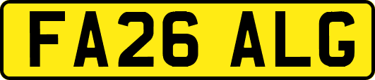 FA26ALG