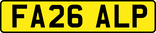 FA26ALP