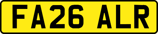 FA26ALR