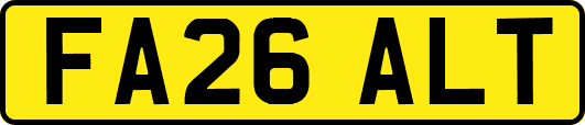 FA26ALT