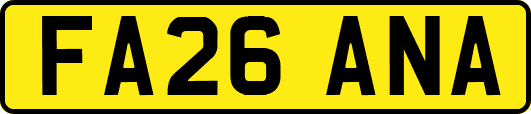 FA26ANA
