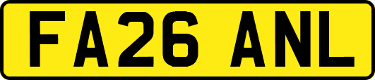 FA26ANL